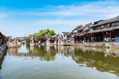 Xitang antik kenti, Xitang Çin tarihi ve kültürel Town, Zhejiang Eyaleti, Çin'de bulunmaktadır ilk toplu iş dosyasıdır..