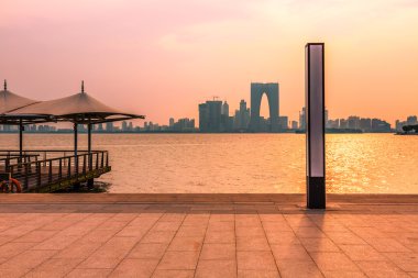 Suzhou Jinji Gölü genel eğlence Meydanı ve şehir kurma