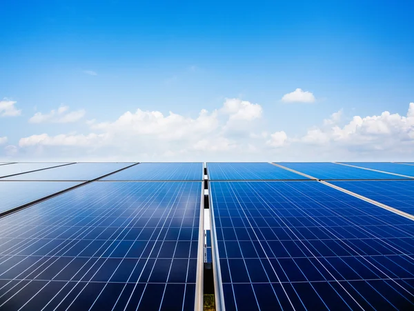 Wind turbines and solar panels. Green energy — Stock Photo, Image