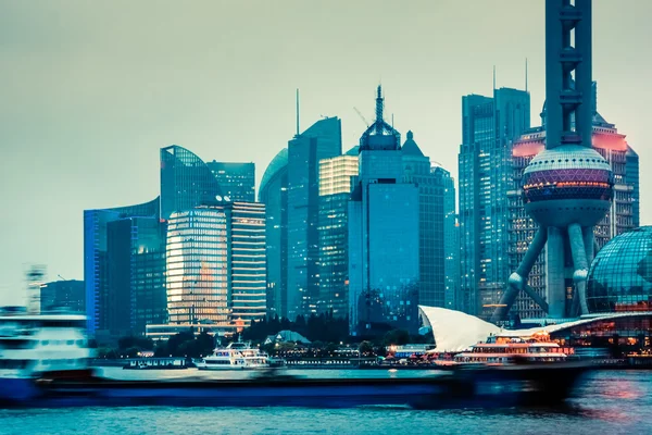 Lujiazui Shanghai financial circle scener — Stockfoto