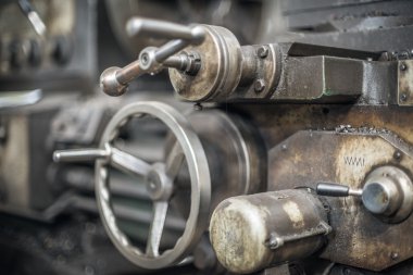 eski bir fabrikada Sanayi makineleri