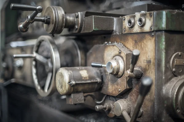 Lokaal perspectief op oude machine apparatuur — Stockfoto