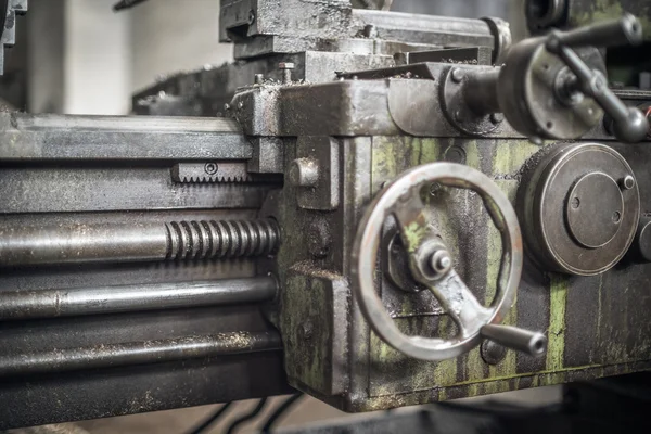 Lokaal perspectief op oude machine apparatuur — Stockfoto