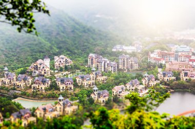 Dağa villaların Çin Shenzhen Yurtdışı Çince şehir