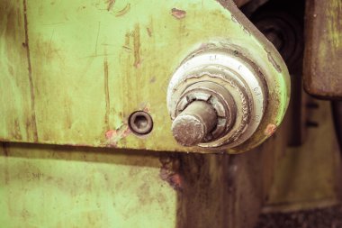 Torna üzerindeki kolu yakın çekim