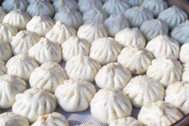 Buğulanmış har gow Dim sum hamur tatlısı