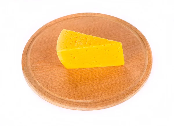 Placa de queijo - vários tipos de queijo suave e duro — Fotografia de Stock
