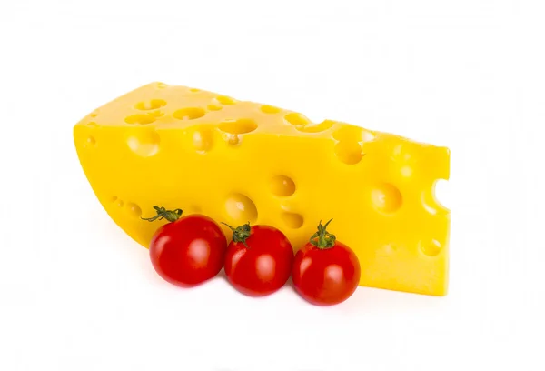 Deska do krojenia sera - różne typy serów miękkich i twardych — Zdjęcie stockowe
