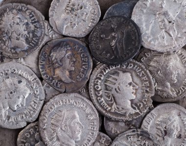 Roma İmparatorluğu'nun antik sikke.