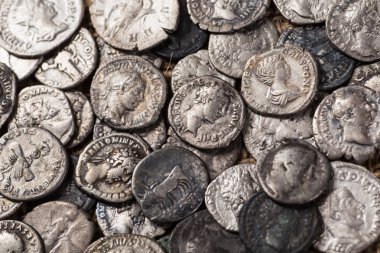 Roma İmparatorluğu'nun antik sikke.