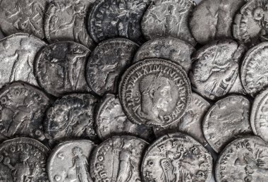 Roma İmparatorluğu'nun antik sikke.