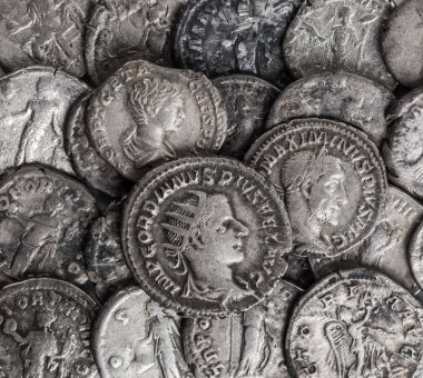 Roma İmparatorluğu'nun antik sikke.