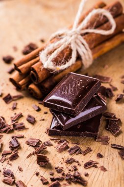 Çikolata arka plan. Fındıklı çikolata