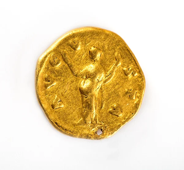 Faustina Senior, wife of Antoninus Pius, AD 138-161. Gold Aureus — Stock Photo, Image