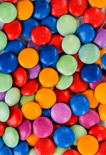 Gros plan de bonbons colorés comme texture — Photo