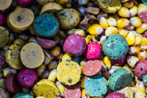 Boilies, cebos de pesca, de cerca . —  Fotos de Stock