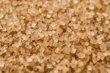 Kahverengi şeker. Rafine edilmemiş şeker kamışı. Geçmişi. Üst Manzara. Düz yatıyordu. Güçlü, sağlıklı tatlandırıcı.