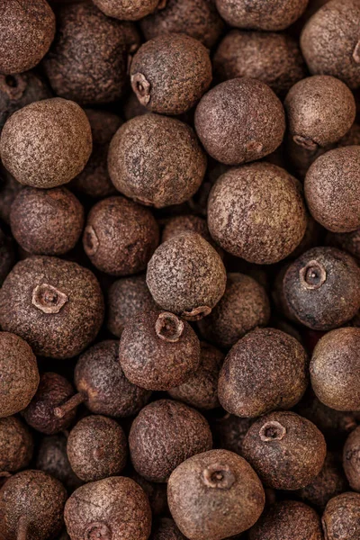 Peppercorn Background Dry Black Pepper Seeds Top View Flat Design — Stock Photo, Image