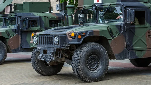 Khmelnitsky Ucrânia Maio 2021 Veículos Militares Indústria Militar Moderna Soldados — Fotografia de Stock