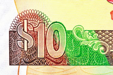 Barbados 10 Dolar 2012 Banknotları. Charles Duncan O 'Neal Fizikçileri Barbados. Parlamento binaları ve Careenage, Doğu Carlisle Körfezi, Bridgetown. Dünya para koleksiyonu.. 