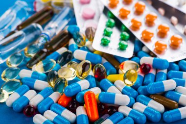 ilaçlar Tablet ve kapsül bir ölçek