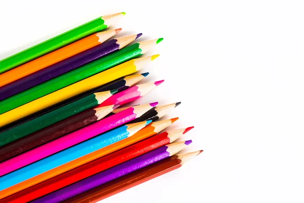 Renkli kalemlerden soyut arkaplan