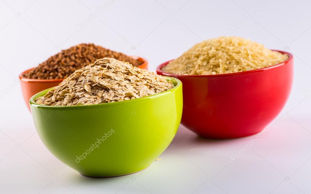 A wide range of cereals and food grains