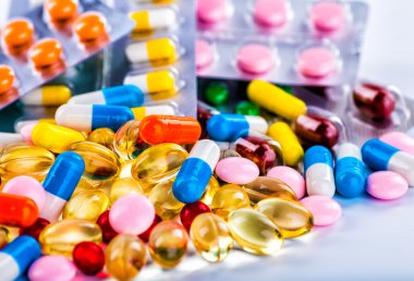 ilaçlar Tablet ve kapsül bir ölçek