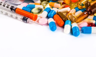 ilaçlar Tablet ve kapsül bir ölçek