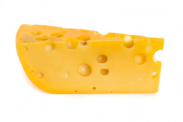 Pedazo de queso aislado — Foto de Stock