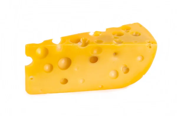 Pedazo de queso aislado — Foto de Stock