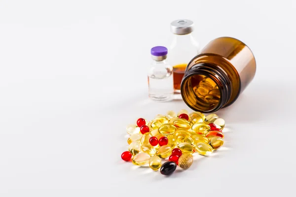 Różnorodność leków i leków — Zdjęcie stockowe