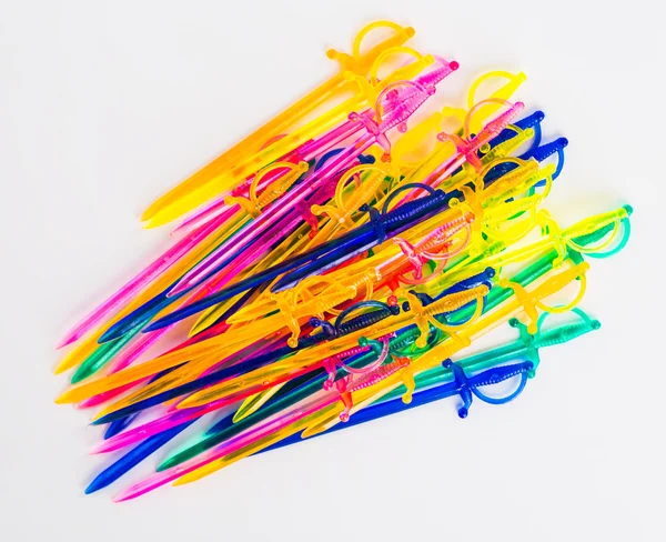 Sandviç için renkli plastik sopa 