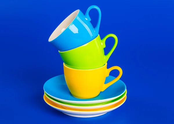 Tour en tasses multicolores — Photo