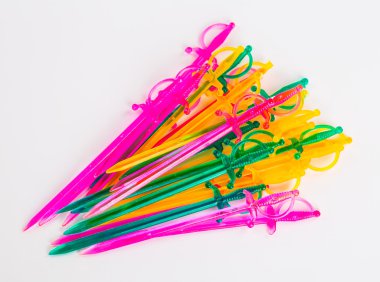 Sandviç için renkli plastik sopa 