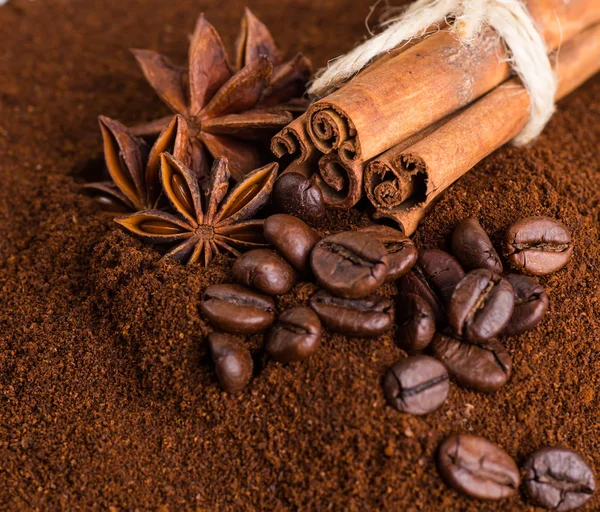 Granos de café granos de café —  Fotos de Stock