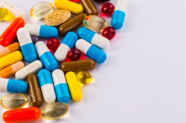 ilaçlar Tablet ve kapsül bir ölçek