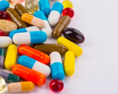 ilaçlar Tablet ve kapsül bir ölçek