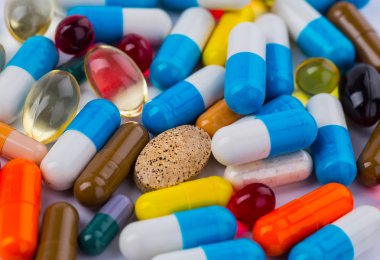 ilaçlar Tablet ve kapsül bir ölçek
