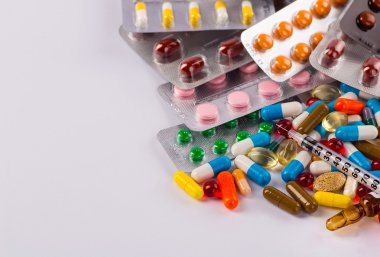 ilaçlar Tablet ve kapsül bir ölçek