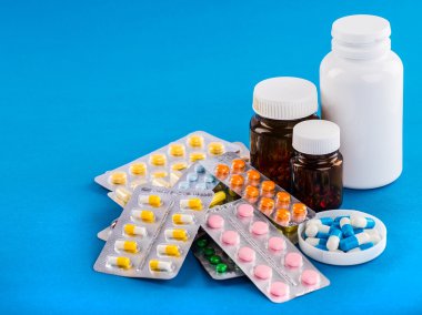 ilaçlar Tablet ve kapsül bir ölçek