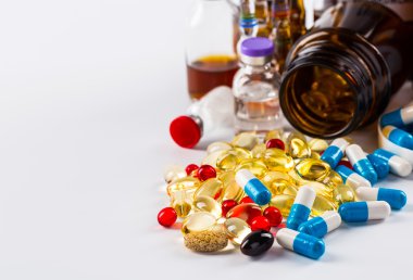 ilaçlar Tablet ve kapsül bir ölçek