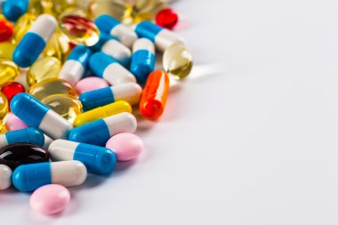 ilaçlar Tablet ve kapsül bir ölçek