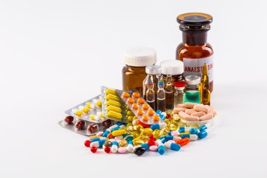 ilaçlar Tablet ve kapsül bir ölçek