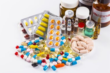 ilaçlar Tablet ve kapsül bir ölçek