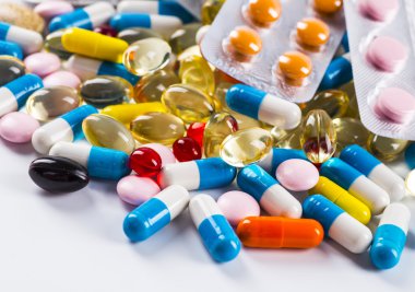 ilaçlar Tablet ve kapsül bir ölçek