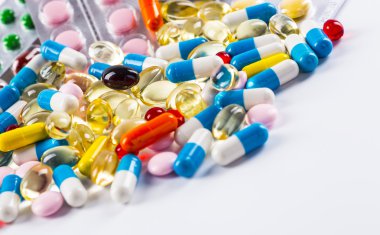 ilaçlar Tablet ve kapsül bir ölçek