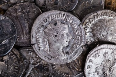 Roma İmparatorluğu'nun antik sikke.