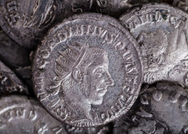 Roma İmparatorluğu'nun antik sikke.