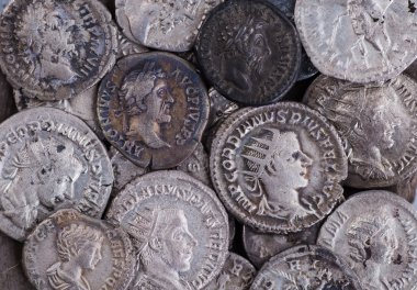 Roma İmparatorluğu'nun antik sikke.